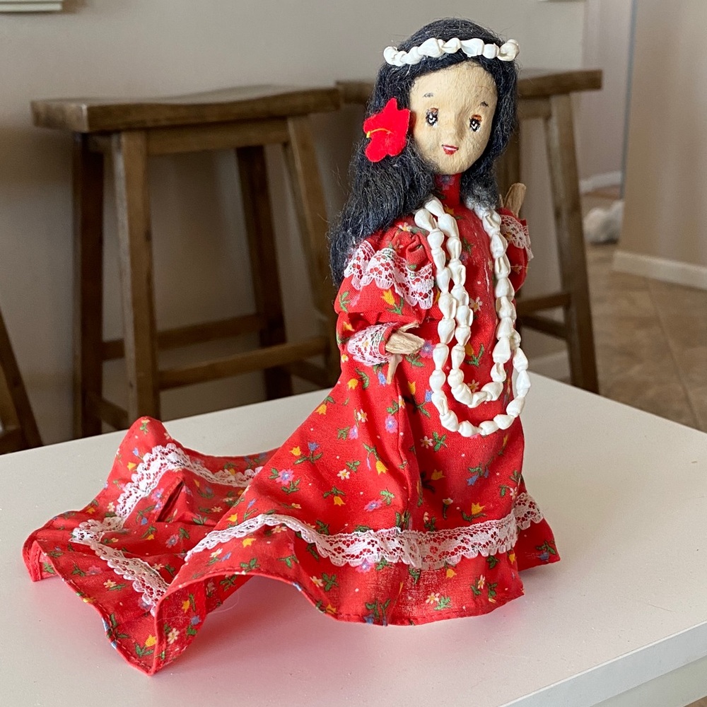 Vintage Handcrafted Lani Lee Hawaiian Doll